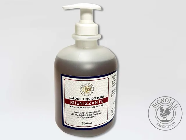 Saponificio Bignoli Sapone Liquido Mani Igienizzante 500ml Lavanda