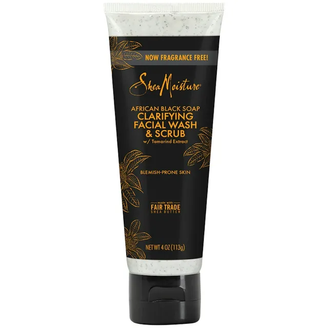 Shea Moisture African Black Soap detergente viso pelle grassa
