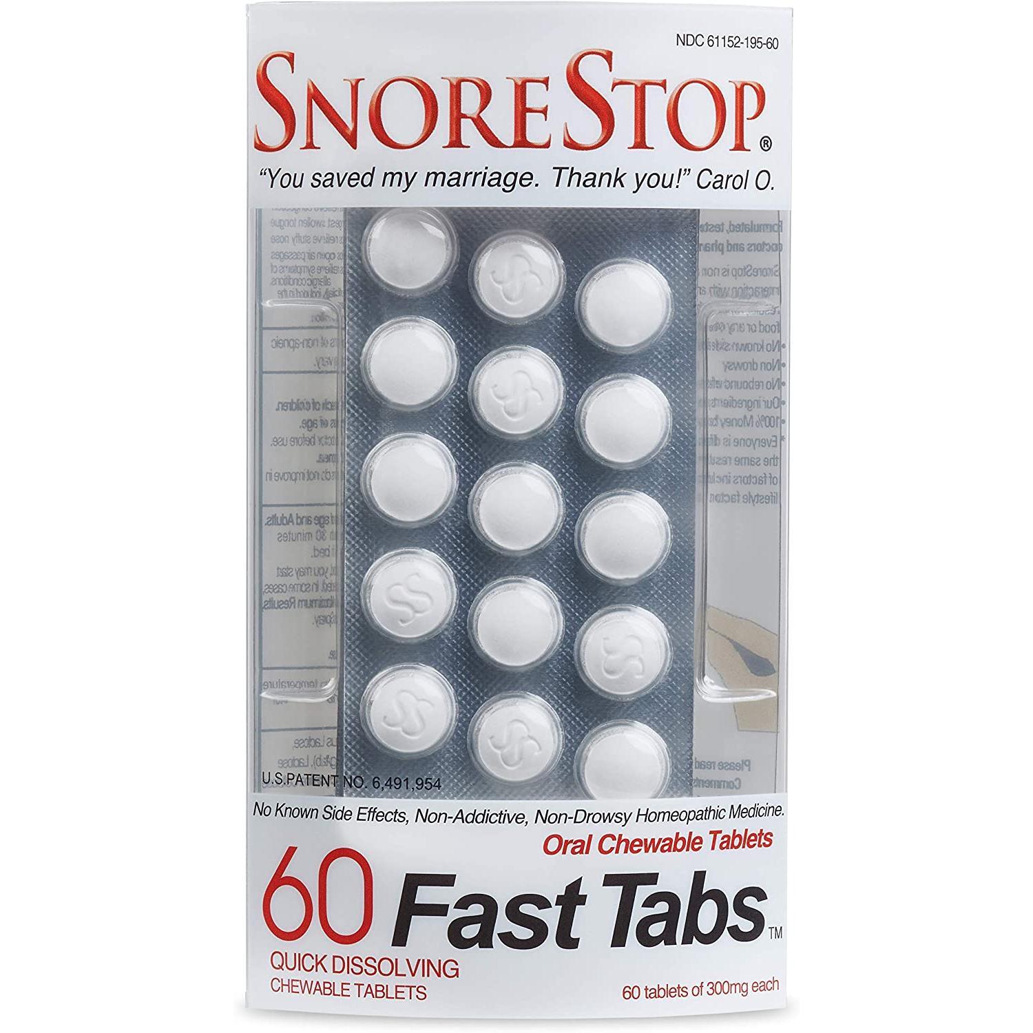 SnoreStop FastTabs Compresse Masticabili Antirussamento