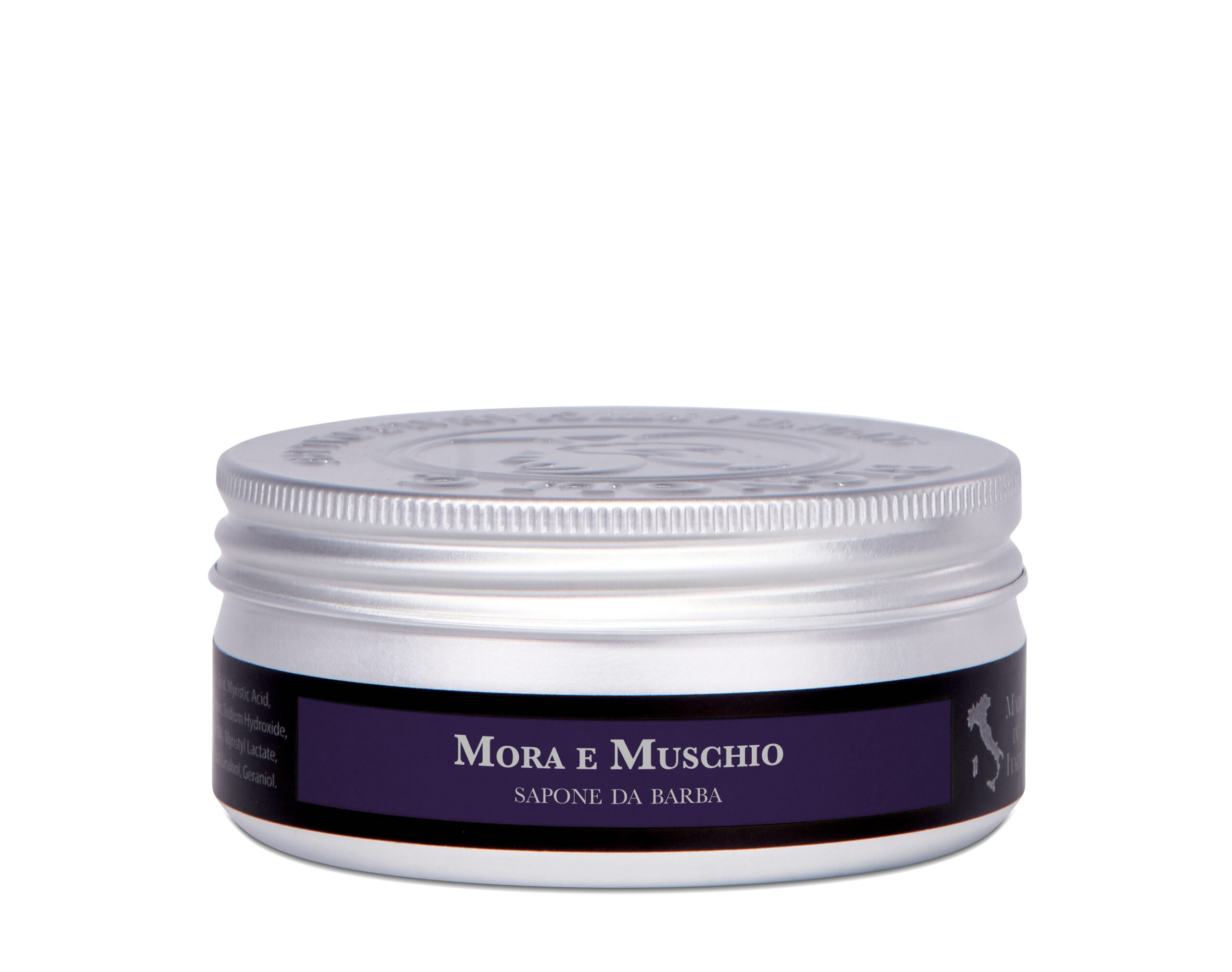 Saponificio Bignoli Sapone da Barba Mora e Muschio 175g cremoso