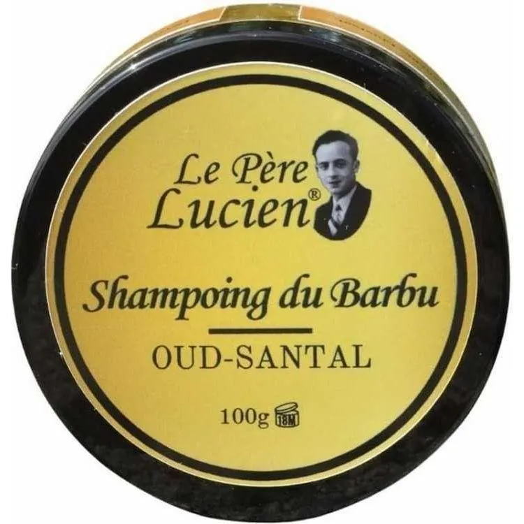 Le Pere Lucien Oud Santal shampoo barba solido 100 g