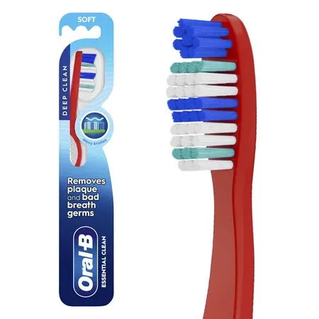 Oral-B Essential Clean spazzolino morbido 1 pz placca