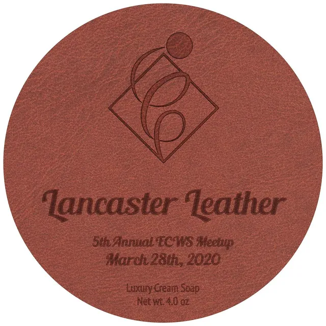 Catie's Bubbles Lancaster Leather sapone da barba 4oz cuoio