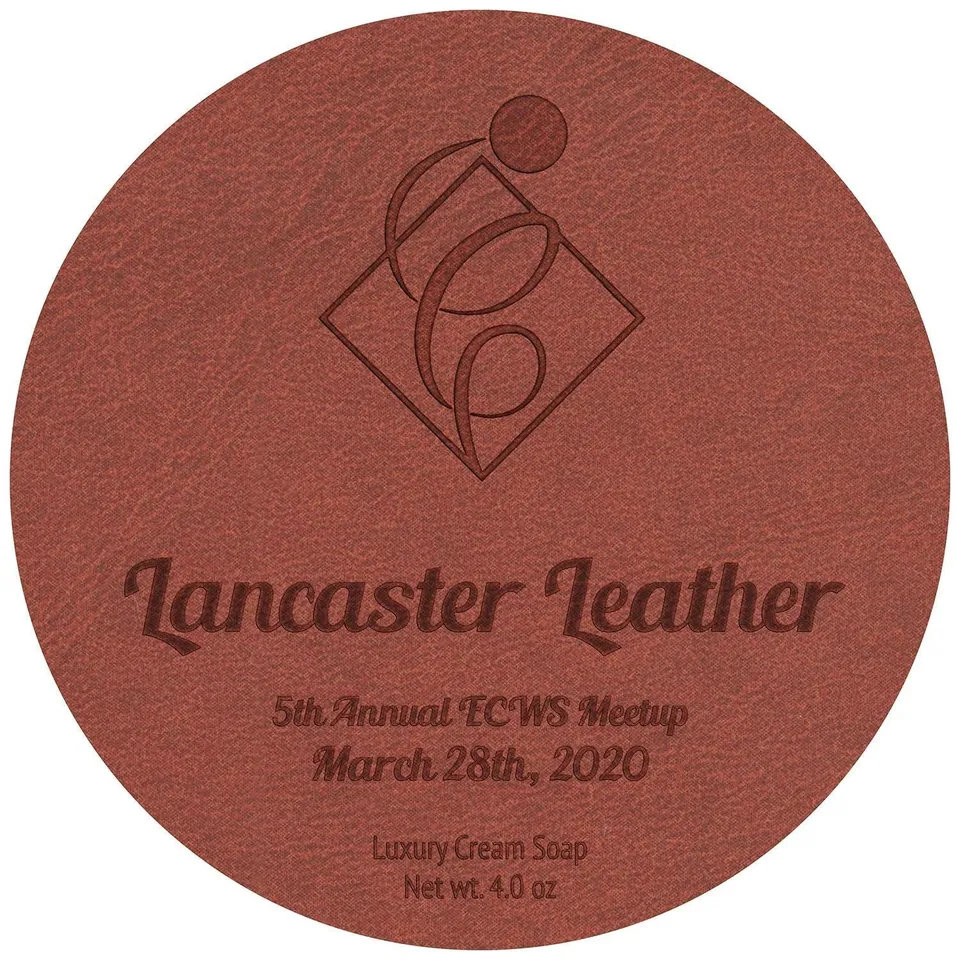 Catie's Bubbles Lancaster Leather sapone da barba 4oz cuoio
