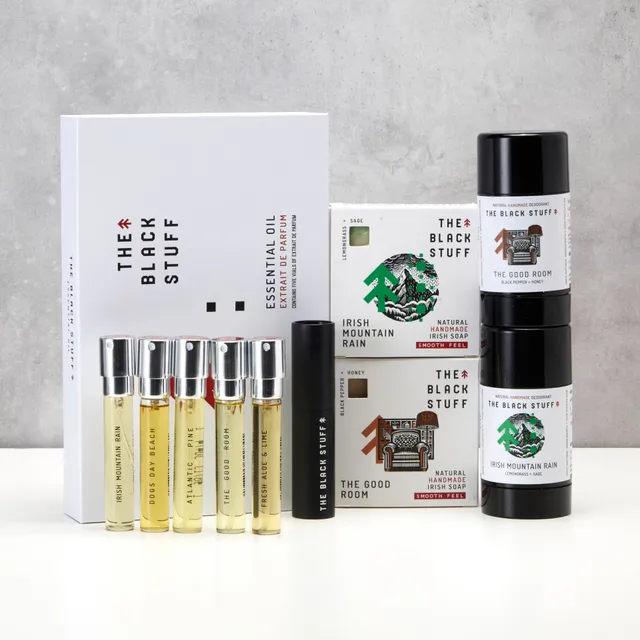 The Black Stuff The Fragrance Gift Set EDP 5 pezzi oli essenziali