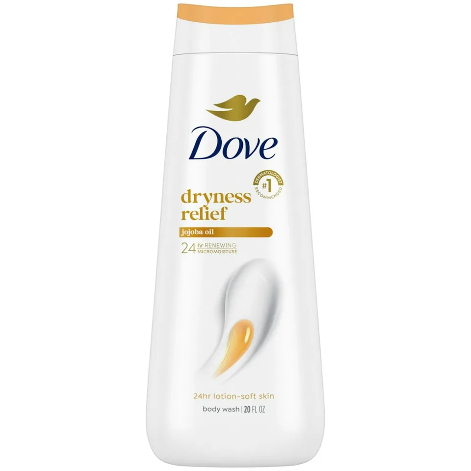 Dove Dryness Relief bagnodoccia 650 ml olio di jojoba