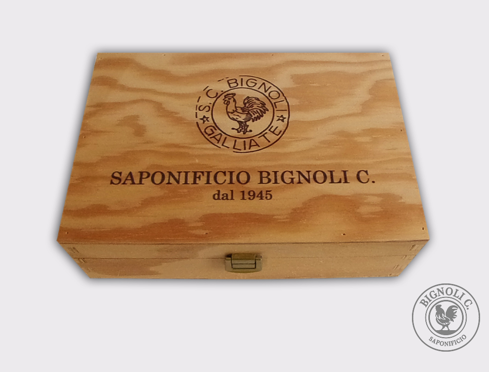 Saponificio Bignoli Violetta Set Barba Legno dopobarba+saponetta