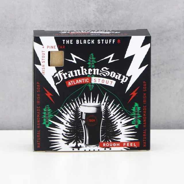 The Black Stuff Atlantic Stout saponetta uomo esfoliante