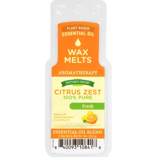 Nature's Truth Citrus Zest cera profumata 8 pz