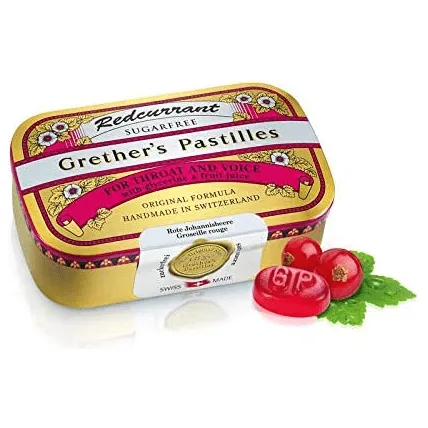 Grether's Pastilles Ribes Rosso pastiglie gola senza zucchero 44 pz