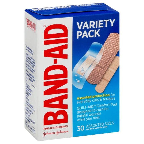 Band-Aid Family cerotti assortiti 30 pezzi sheer e clear