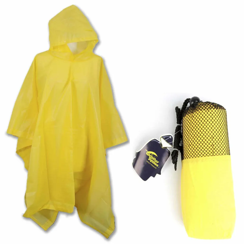 The Weather Station 3100 poncho pioggia adulto con cappuccio