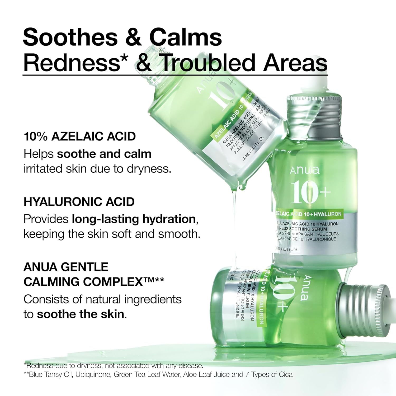 Anua Azelaic Acid 10 siero viso rossori 30 ml ialuronico