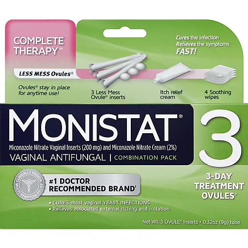 Monistat 3 antimicotico vaginale ovuli 3 giorni miconazolo