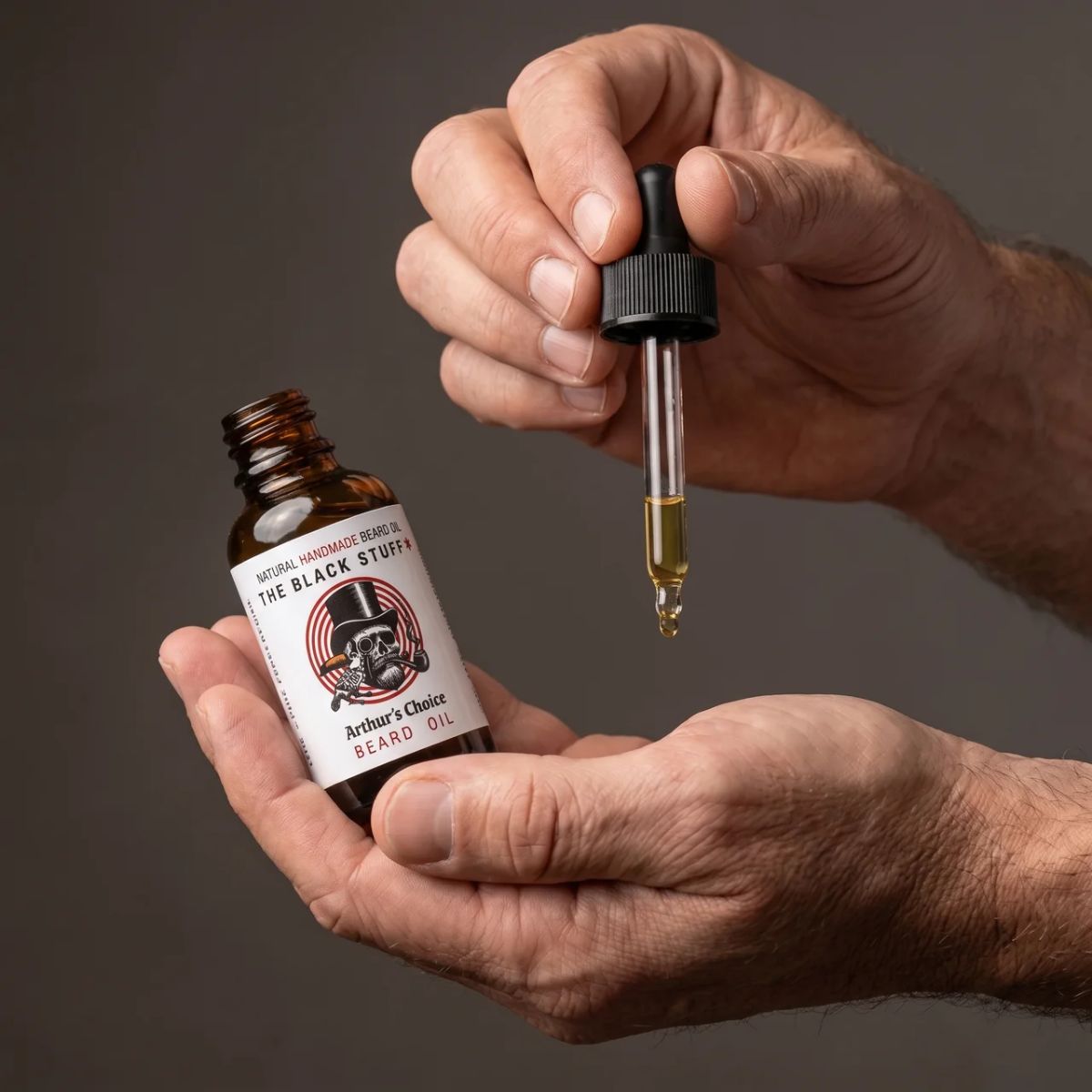 The Black Stuff Arthur's Choice olio da barba 60ml idratante