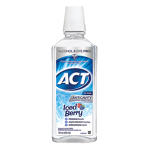 ACT collutorio fluoro iced berry 532 ml