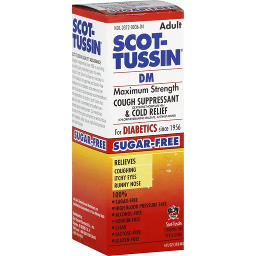 Scot Tussin DM sciroppo tosse senza zucchero 118 ml