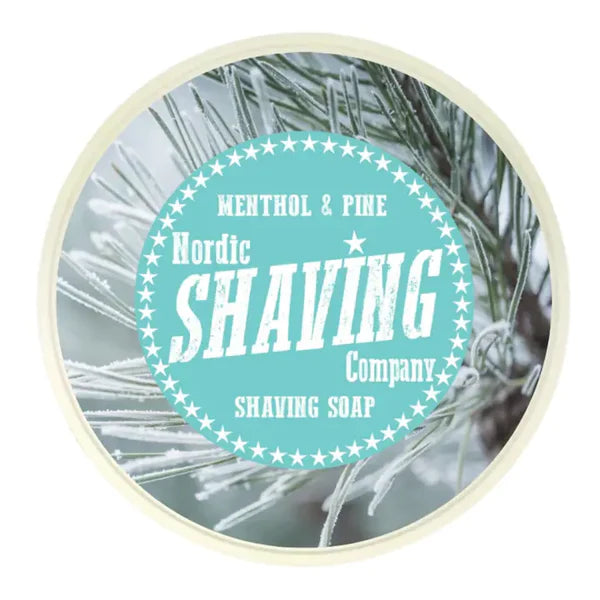 Nordic Shaving Company Menthol & Pine sapone da barba 4 oz