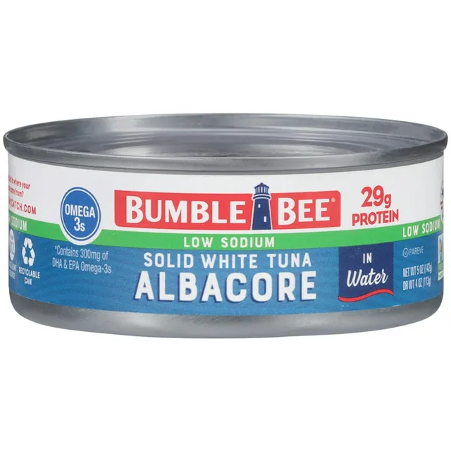 Bumble Bee tonno albacore in acqua basso sodio solido