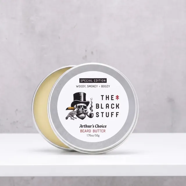 The Black Stuff Beard Care Arthur's Choice burro barba 60ml idratante
