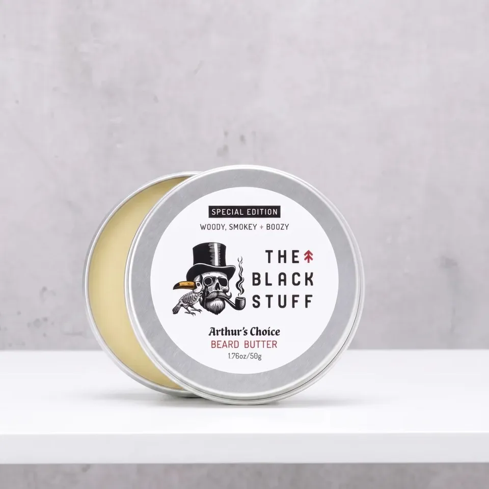 The Black Stuff Beard Care Arthur's Choice burro barba 60ml idratante