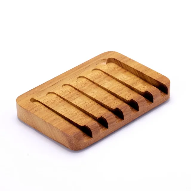 The Black Stuff Soap Saver portasapone legno teak antiscivolo