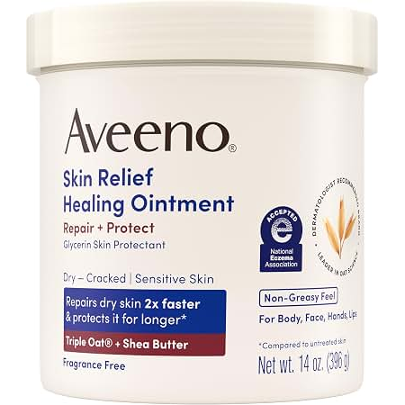 Aveeno Skin Relief Healing Ointment unguento pelle secca 396 g